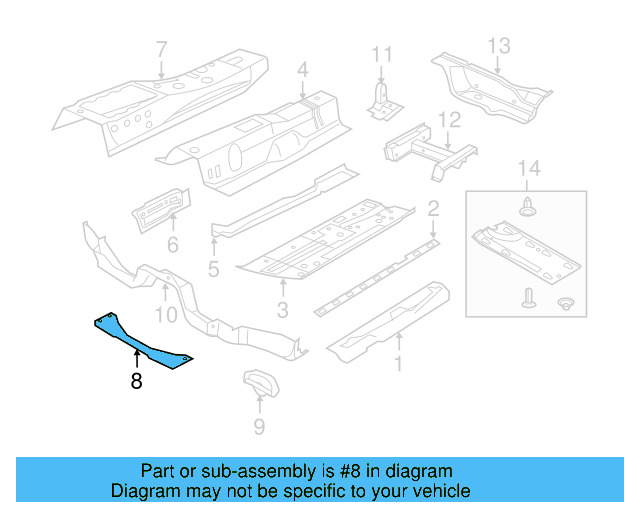 Front Reinforced 1K0-804-421-C - View 46
