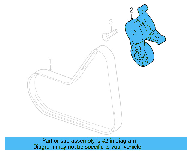 Belt Tensioner 038-903-315-AN - View 4