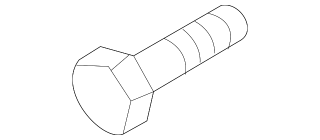 Motor Mount Bolt N-106-408-01 - View 3