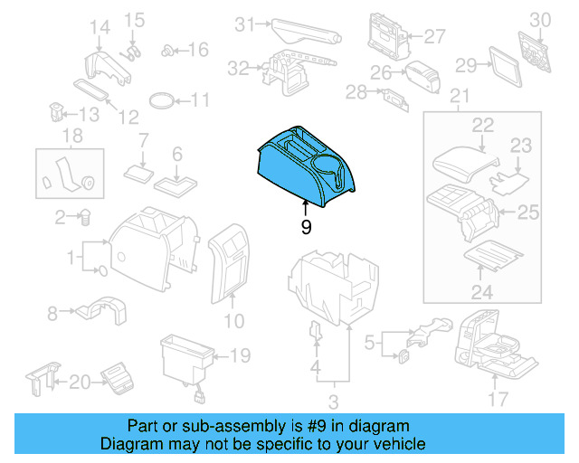 Trim Plate 1K0-863-289-C-3U6 - View 11