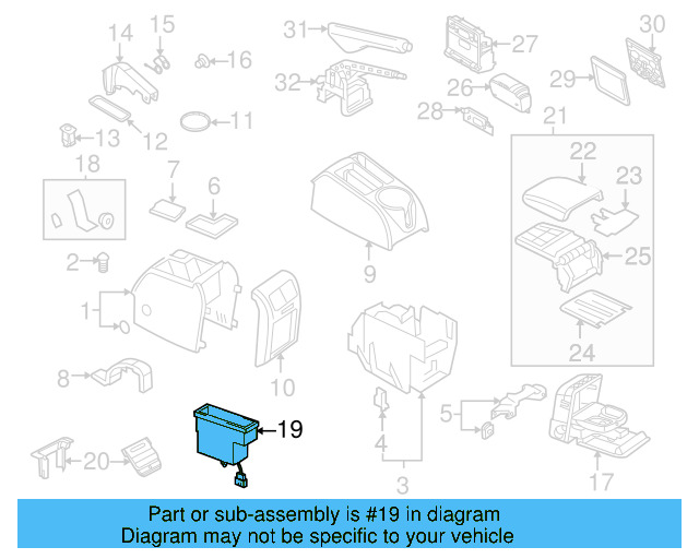 Storage Box 1K0-857-925-E-1QB - View 11