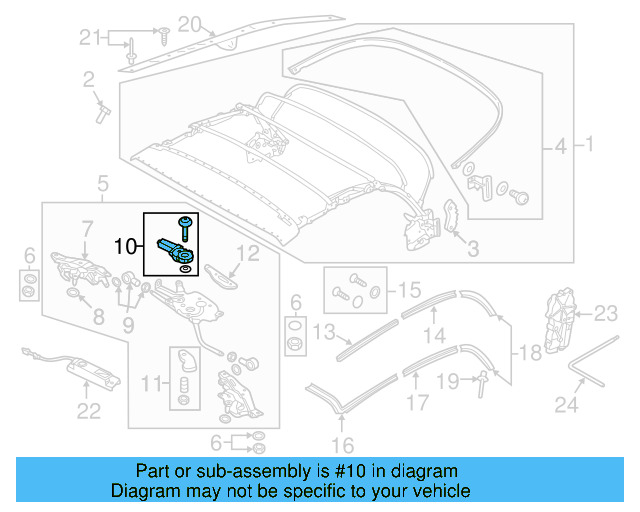 Lock Motor 5C3-898-925 - View 9