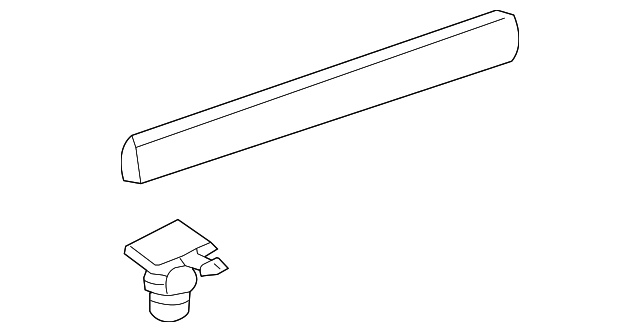 Lower Molding 3B0-854-939-B-B41 - View 13