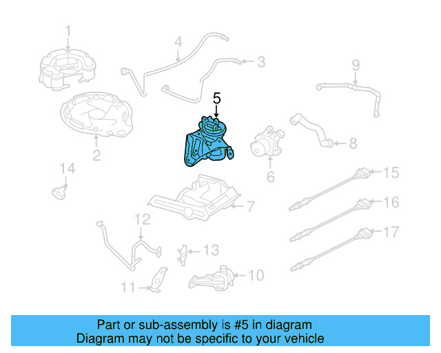 Evaporative Emissions System Leak Detection Pump 1K0-906-201-D - View 42