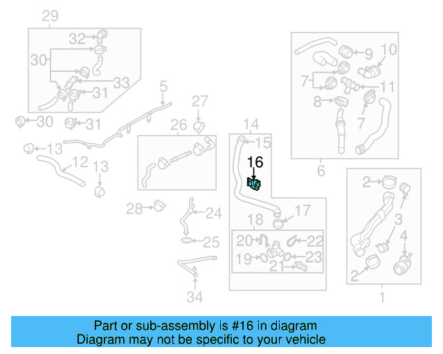 Lower Coupling 1K0-122-291-AE - View 39