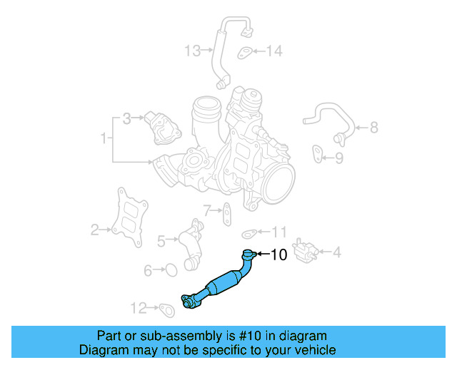 Oil Return Line 06K-145-735-L - View 11