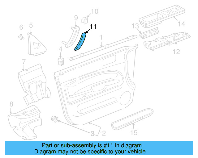 Pull Handle Cover 3B0-867-172-A-2WE - View 10