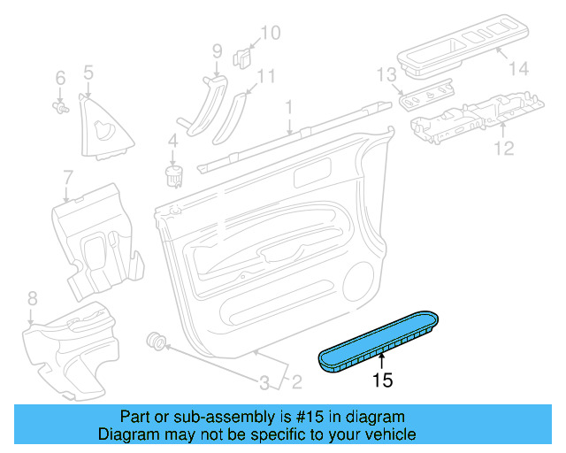 Insert Panel 3B0-868-134-4EW - View 9