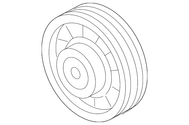 Tension Pulley 038-145-278 - View 2
