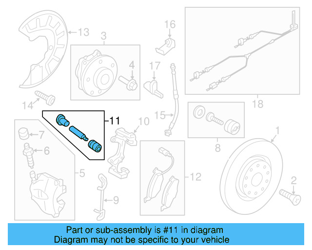 Disc Brake Caliper Pin Boot Kit 8V0-698-647 - View 23