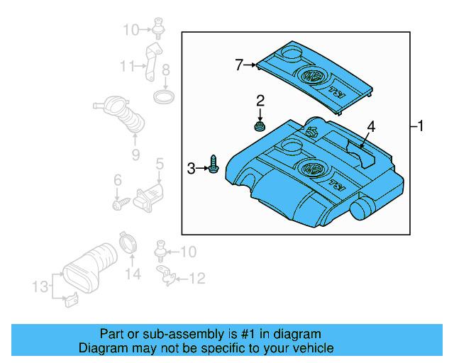 Air Cleaner Assembly 06F-133-835-K - View 3