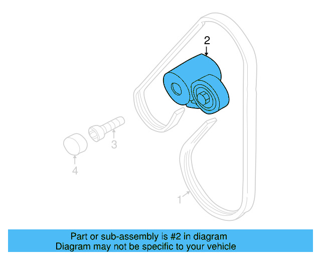 Belt Tensioner 078-903-133-AB - View 3