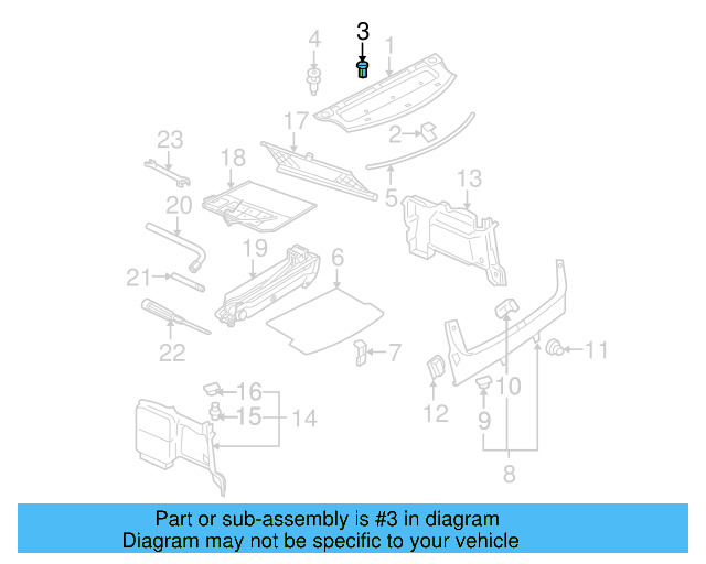 Package Tray Clamp 8D5-863-429 - View 25