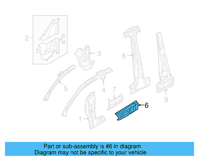 Rocker Reinforced 1K3-810-608-A - View 20