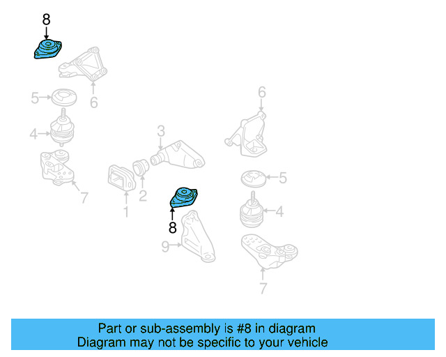 Trans Mount 8D0-399-151-M - View 15