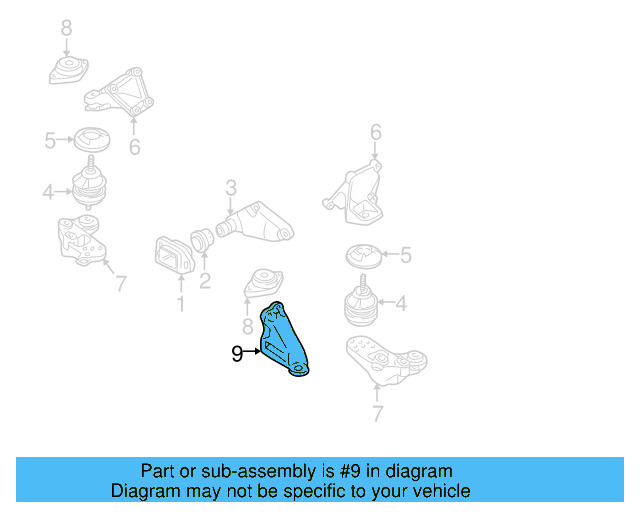 Trans Support 8D0-399-108-R - View 27
