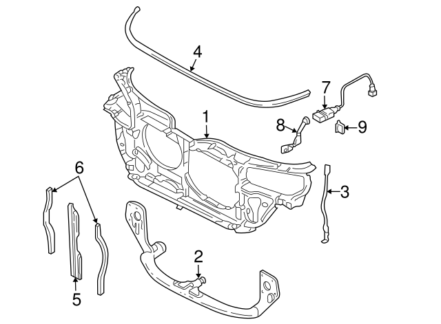 Cross Tube 3B0-199-521-G