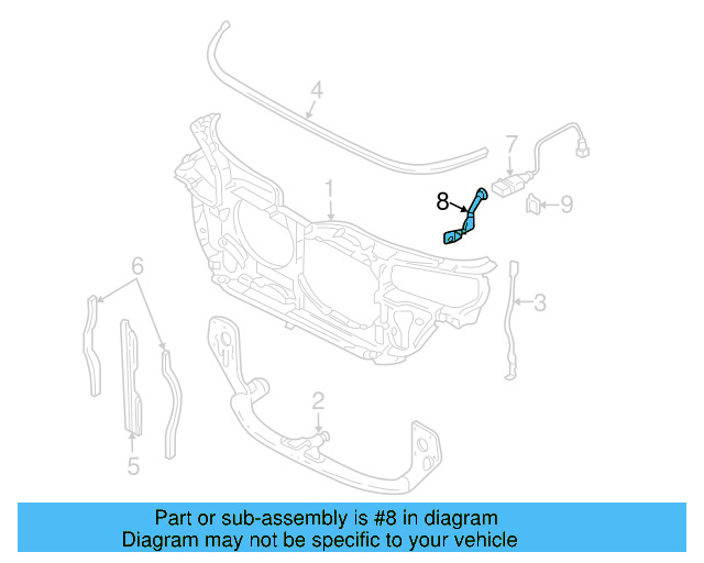 Temp Sensor Bracket 8D0-820-536-C - View 17