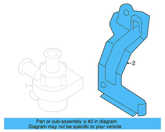 Auxiliary Pump Bracket 1K0-121-093-AR - View 19