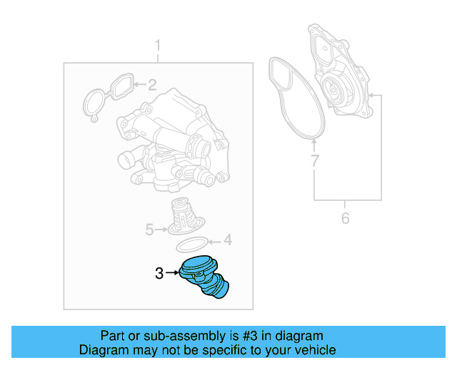 Engine Coolant Thermostat Housing 06K-121-121-E - View 15