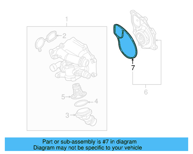 Gasket 06L-121-119-B - View 21