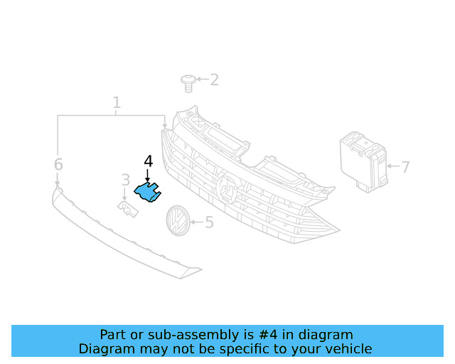 Nameplate Bracket 17A-853-957-9B9 - View 3