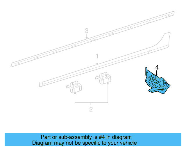 Rocker Panel Molding Cap 1K0-854-856-B-9B9 - View 9
