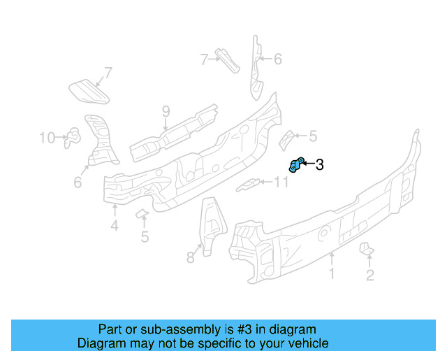 Side Retainer 1K0-807-183 - View 14