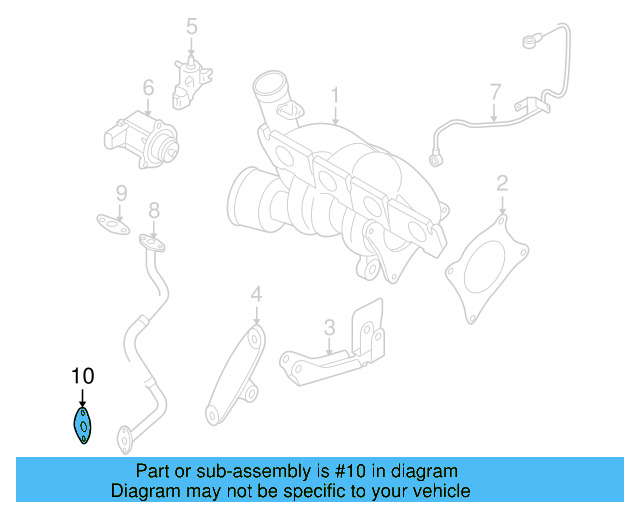 Return Line Gasket 058-145-757-A - View 19