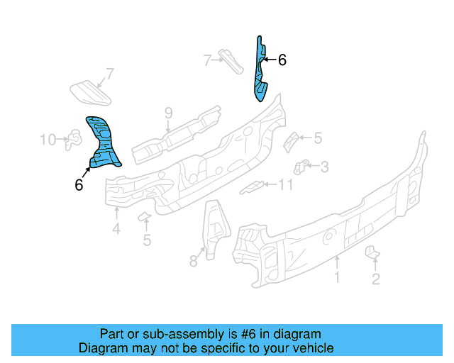 Tail Panel Extension 1J9-813-361