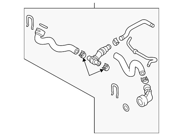 Upper Hose 1K0-122-101-KT - View 10