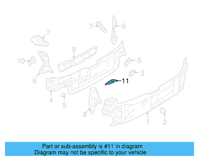 Lock Support 1J9-813-323-B - View 2