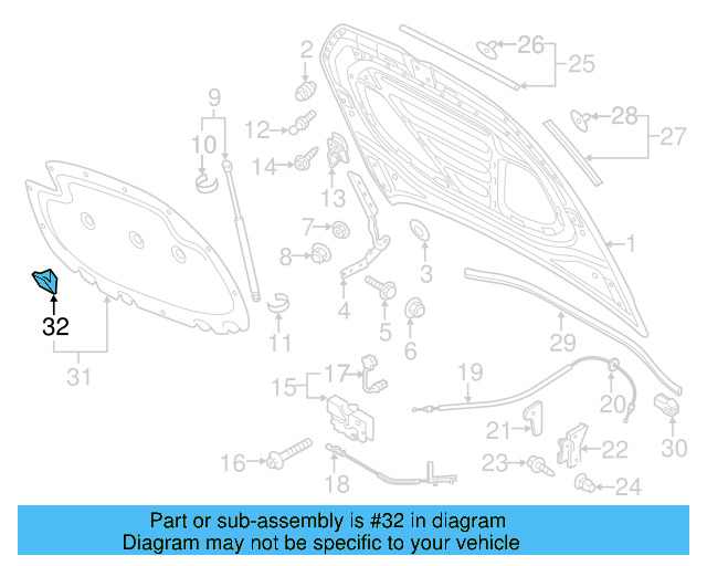 Insulator Clip 8E0-863-727-A - View 35