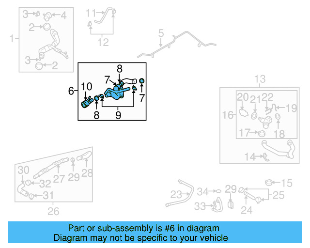 HVAC Heater Hose 1K0-122-073-FE - View 19