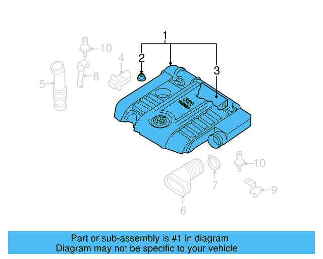 Air Filter Housing 06F-133-837-AH - View 6