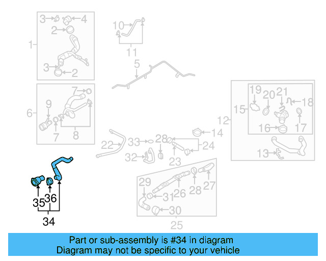 Hose Assembly 1K0-122-073-FF - View 9