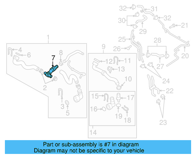 Lower Coupling 1K0-122-291-AD