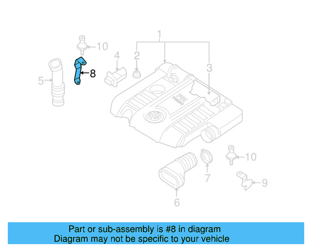 Retainer Plate 06F-133-344-C - View 2