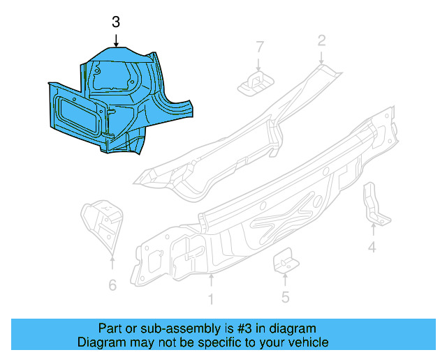 Tail Light Pocket 1K5-827-445-D - View 7