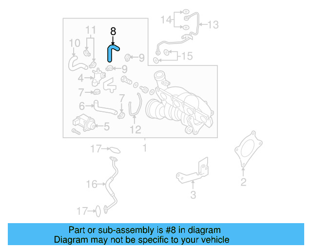 Upper Hose 06J-145-718-F - View 30