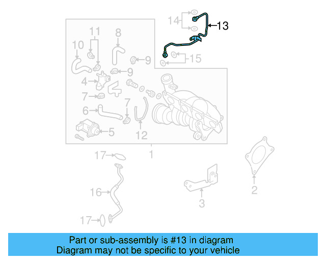 Oil Inlet Line 06J-145-778-H - View 49