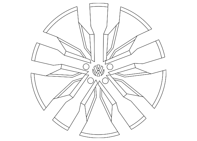 Wheel, Spare 5N0-601-027-F-03C - View 29