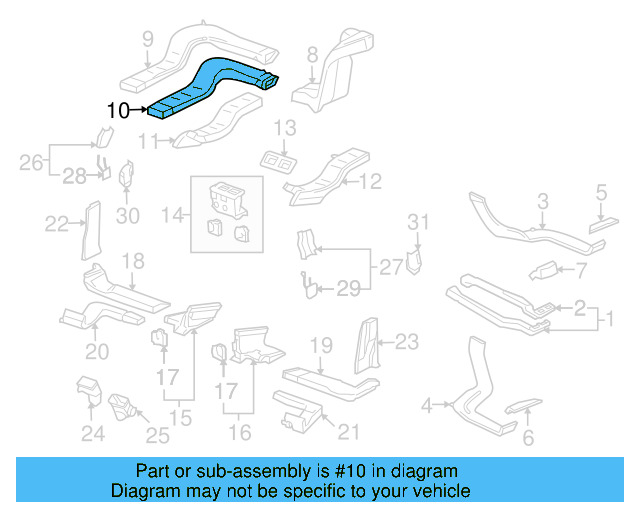 Supply Duct 7L0-820-699-A - View 5