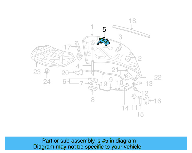 Safety Catch 3C0-823-480-A - View 6