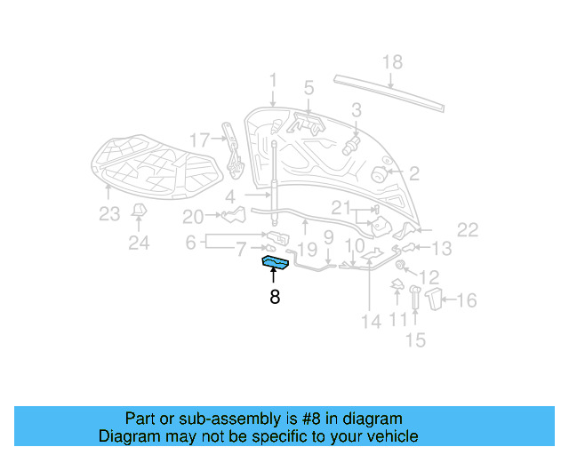 Lock Cover 3C1-823-187 - View 4