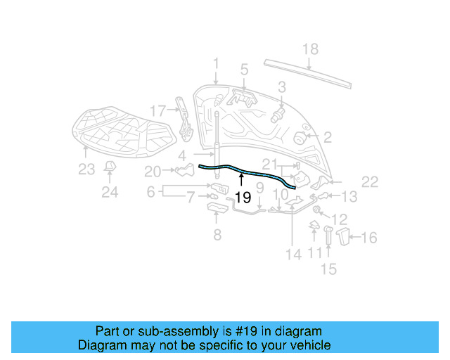 Rear Seal 3C0-823-723 - View 3
