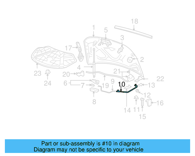 Release Cable 3C1-823-535-A - View 7