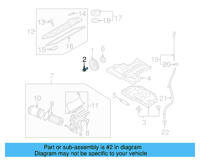 Damper & Pulley Bolt N-105-399-01 - View 4