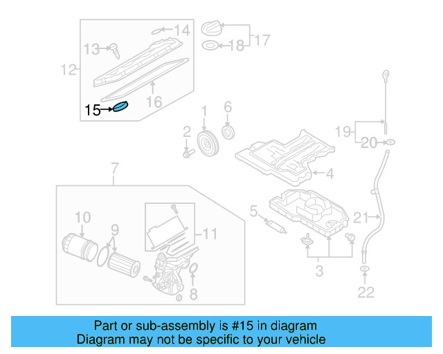 Valve Cover Seal 022-103-484-D - View 3