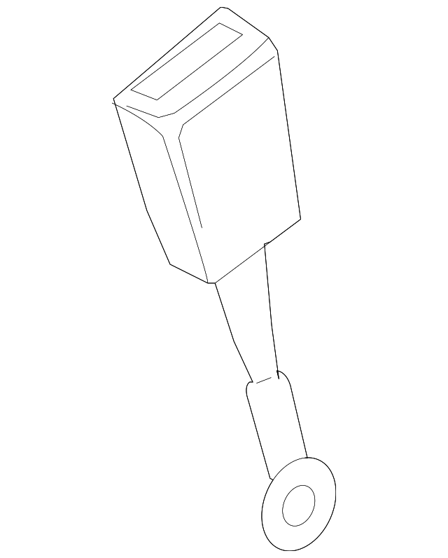 Buckle End 3D0-857-755-G-PNE